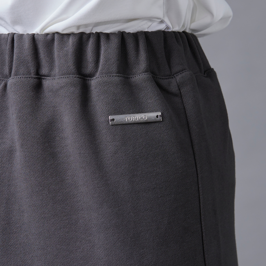 Washed Sweat Frill Skirt