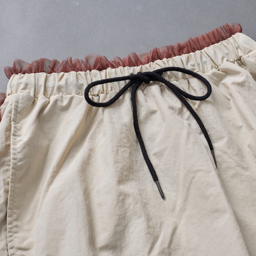 Frill Line Gather Skirt