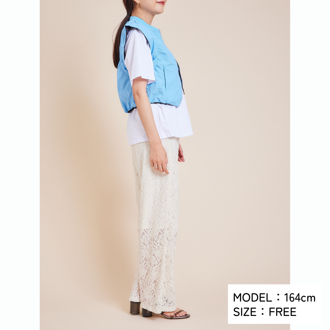Flower Tee and Vest Set