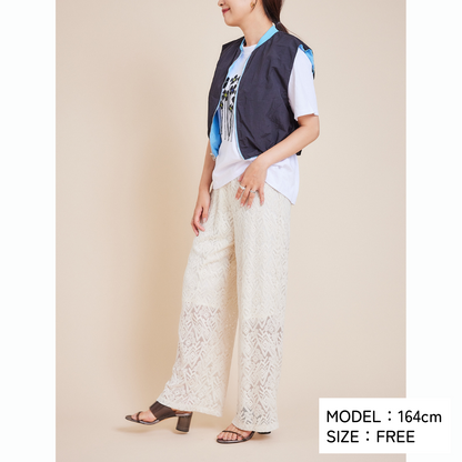 Flower Tee and Vest Set