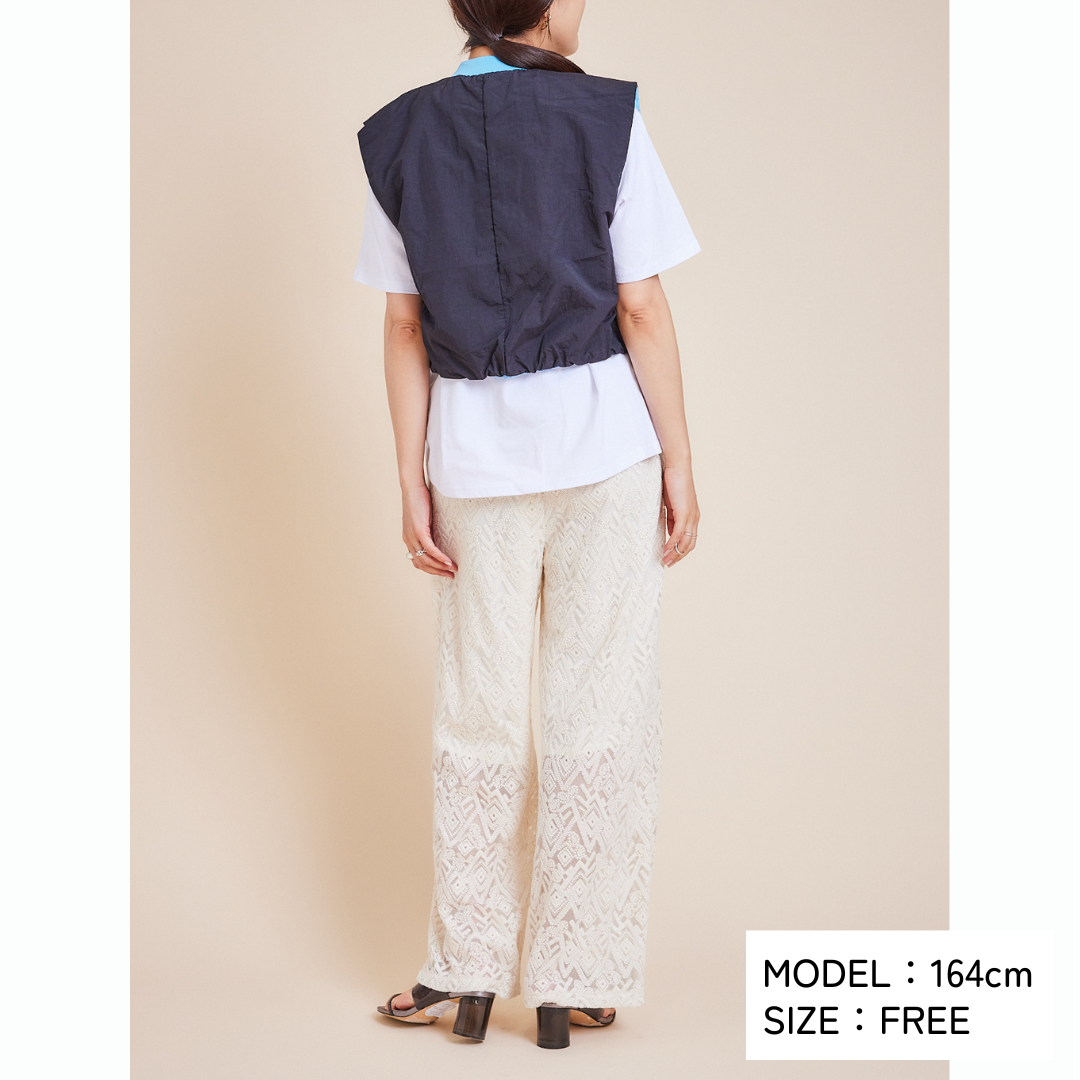 Flower Tee and Vest Set