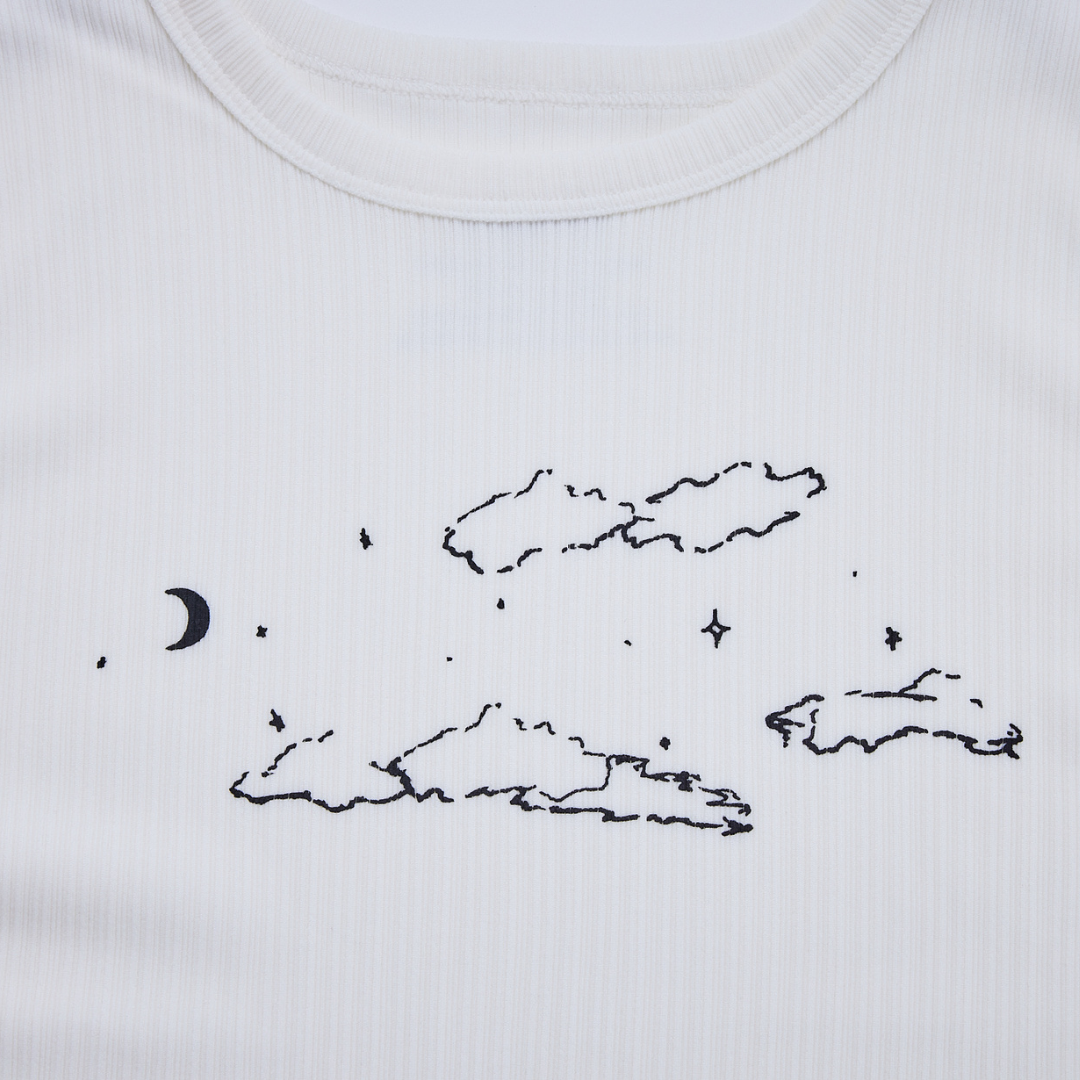 Graffiti Sleeveless Tops