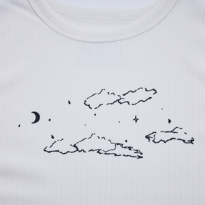 Graffiti Sleeveless Tops