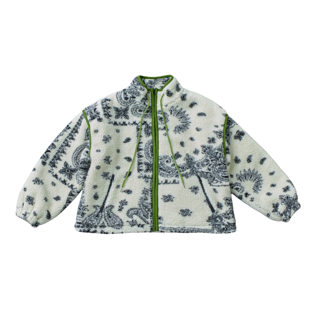 Paisley Boa Jacket – toricowear Paisley Boa Jacket – toricowear