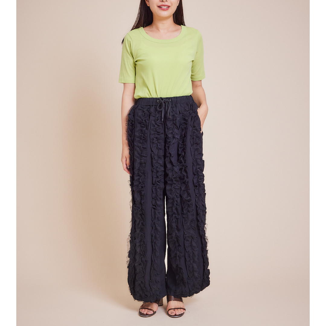 Frilled Easy Pants