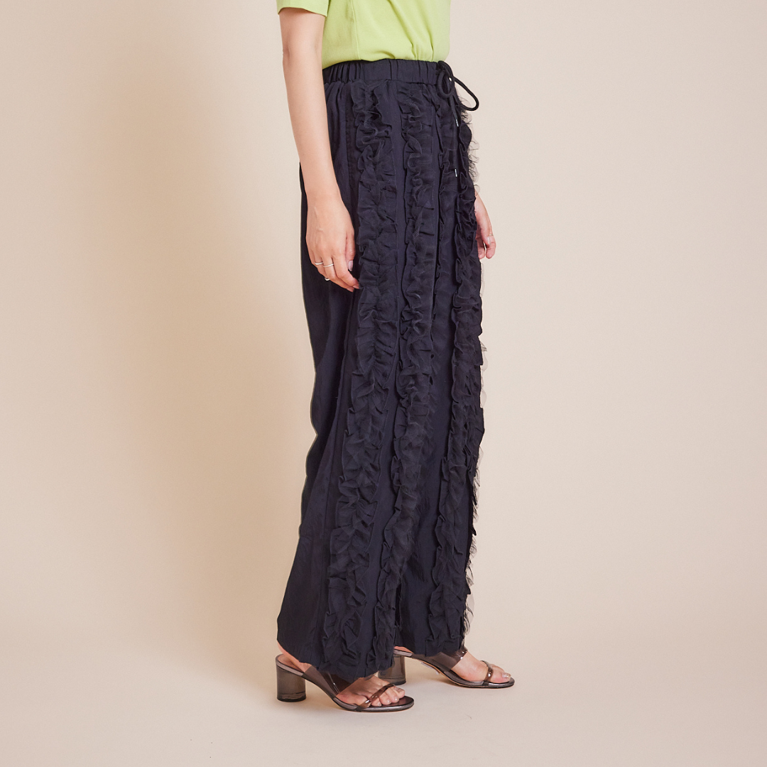 Frilled Easy Pants