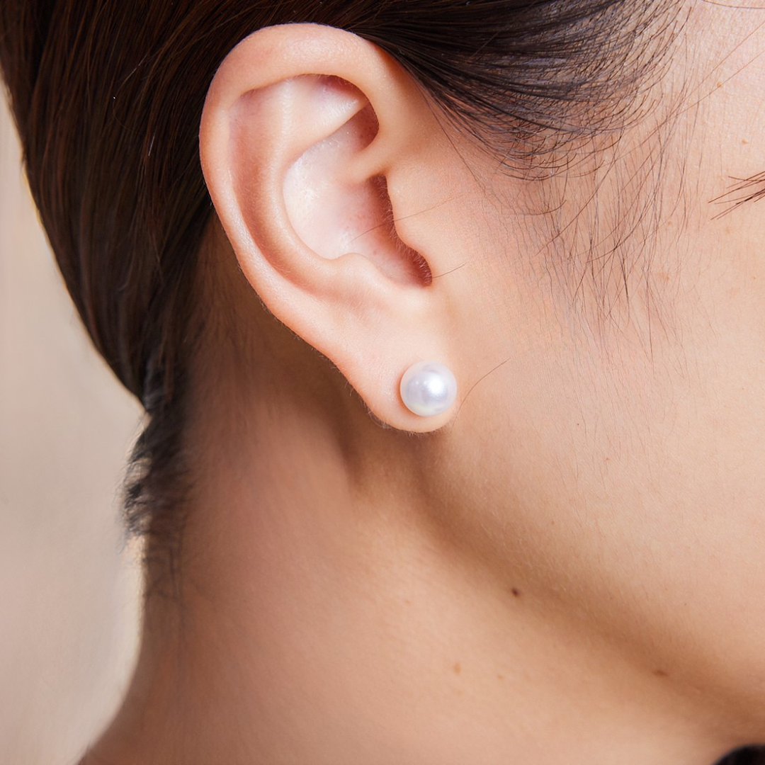 Vintage Glass Flower Pierce
