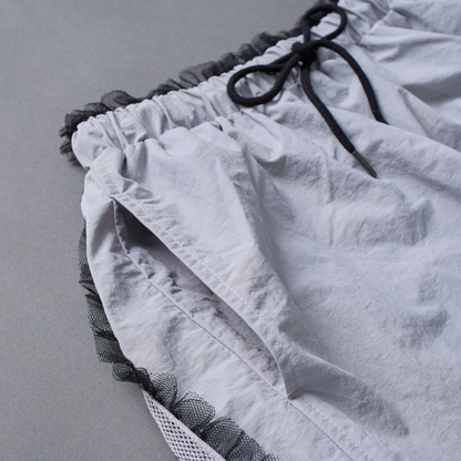 Frill Line Gather Skirt