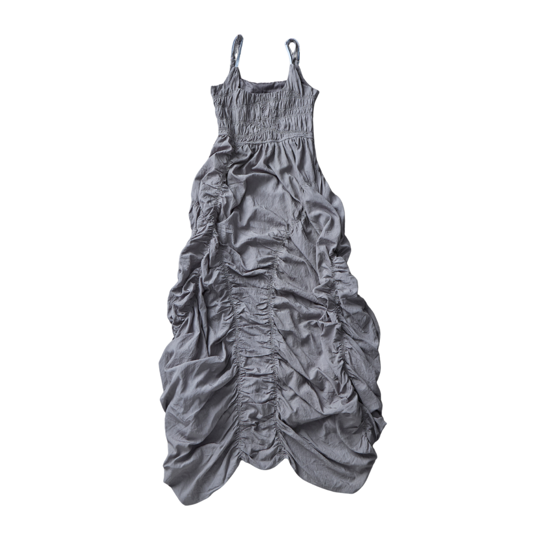 Gather Design Long Dress