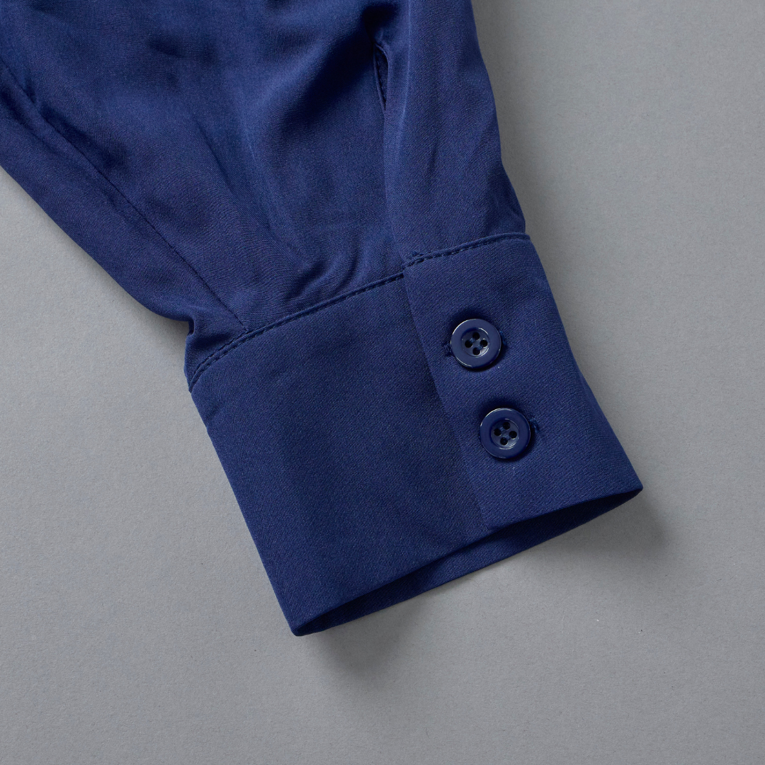 Vivid Color Volume Sleeve Shirt