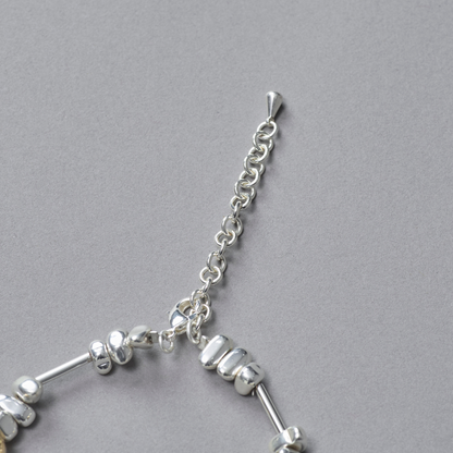 Gold × Silver Multi Shape Necklace