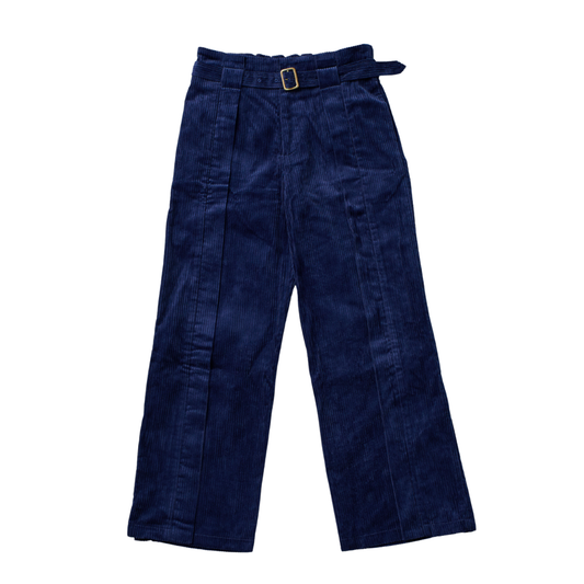 Corduroy Front Tuck Wide Pants