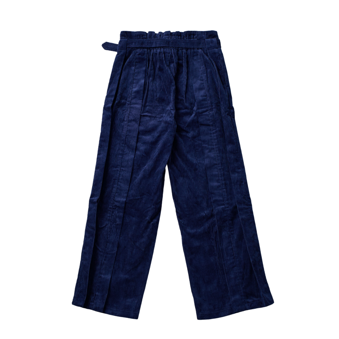 Corduroy Front Tuck Wide Pants