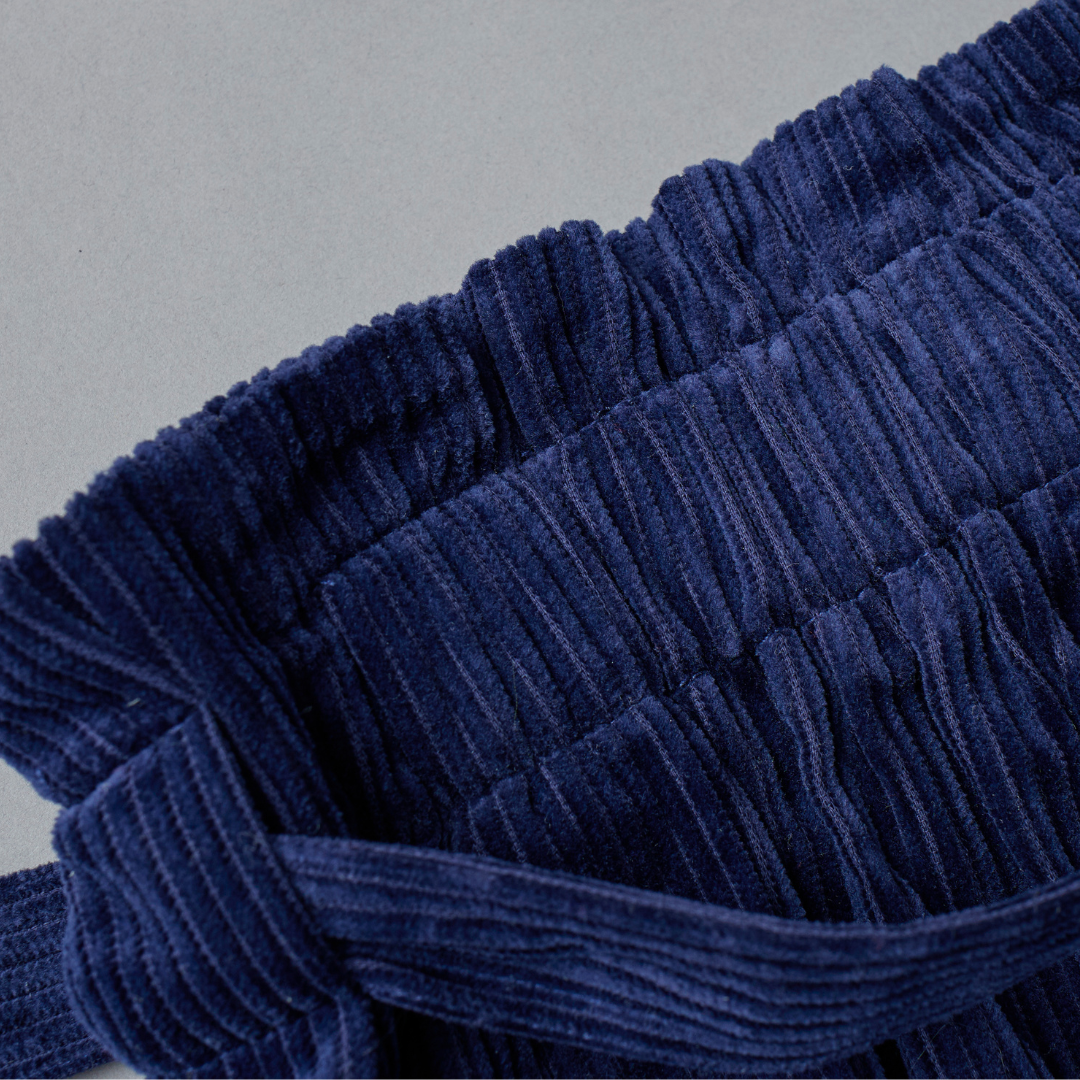 Corduroy Front Tuck Wide Pants