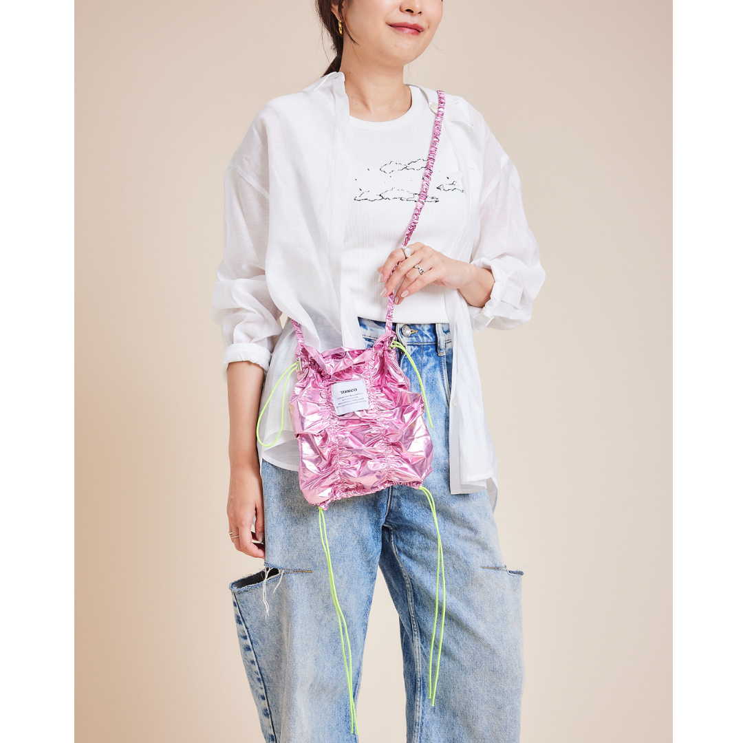 ☆関税込☆JILLSTUART☆Sophie Shirring Mini Cross Bag☆ 正規 ☆関税込☆JILLSTUART☆Sophie Shirring Mini Cross Bag☆ 正規