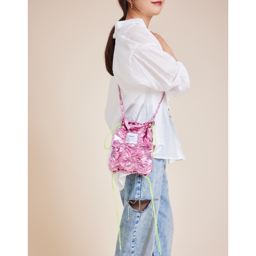 ★送料・関税込★ILLIGO★Shirring Ribbon Bag★バッグ★ MUSINSA公式 | MATIN KIM POCKET SHIRRING RIBBON BIG BAG IN
