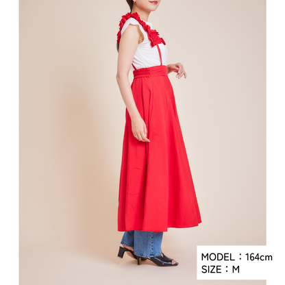 Frilled Suspender Skirt