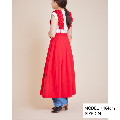 Frilled Suspender Skirt