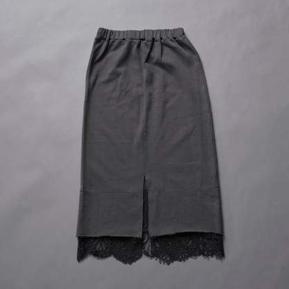 Washed Sweat Frill Skirt