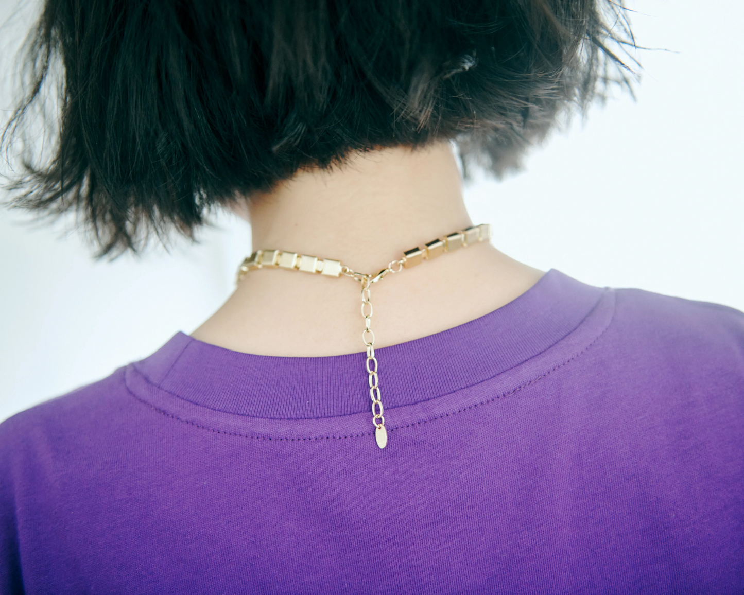 Mixed Charm Tile Necklace