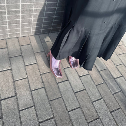 ＜2月中旬順次発送＞Torico Pleats Long Dress