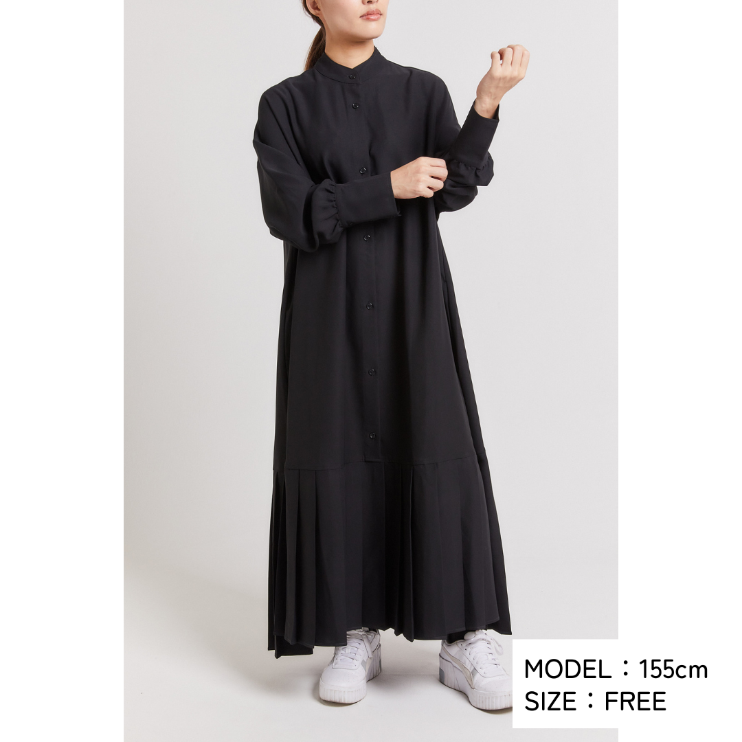 ＜2月中旬順次発送＞Torico Pleats Long Dress