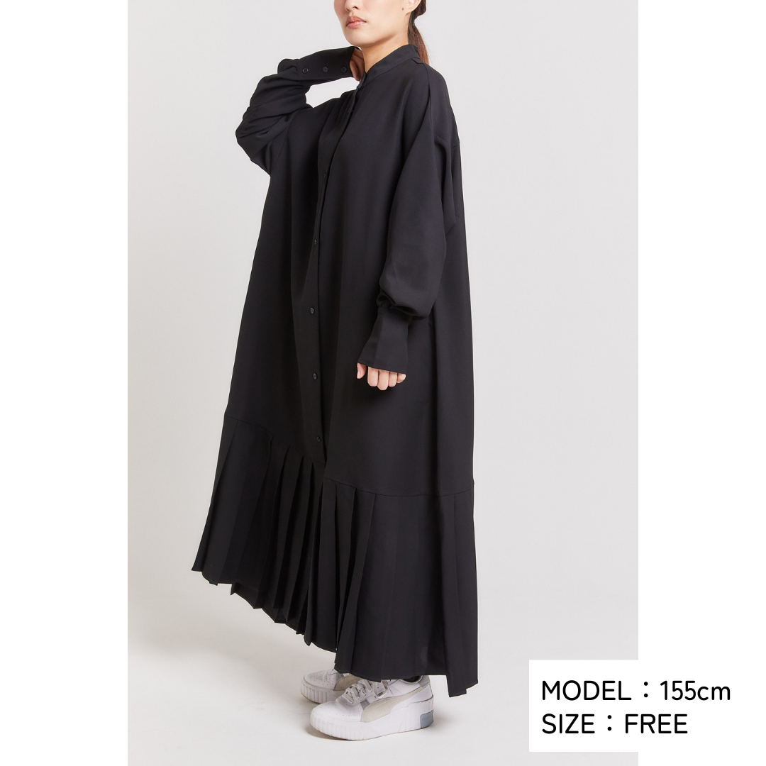 ＜2月中旬順次発送＞Torico Pleats Long Dress