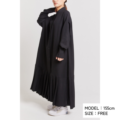 ＜2月中旬順次発送＞Torico Pleats Long Dress