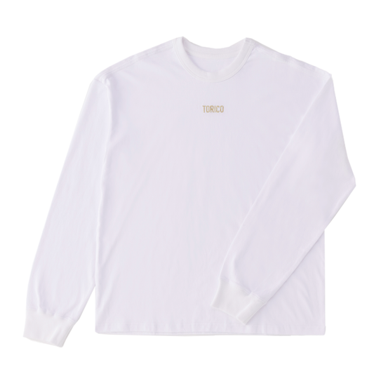 TORICO LOGO LONG TEE(WHITE)
