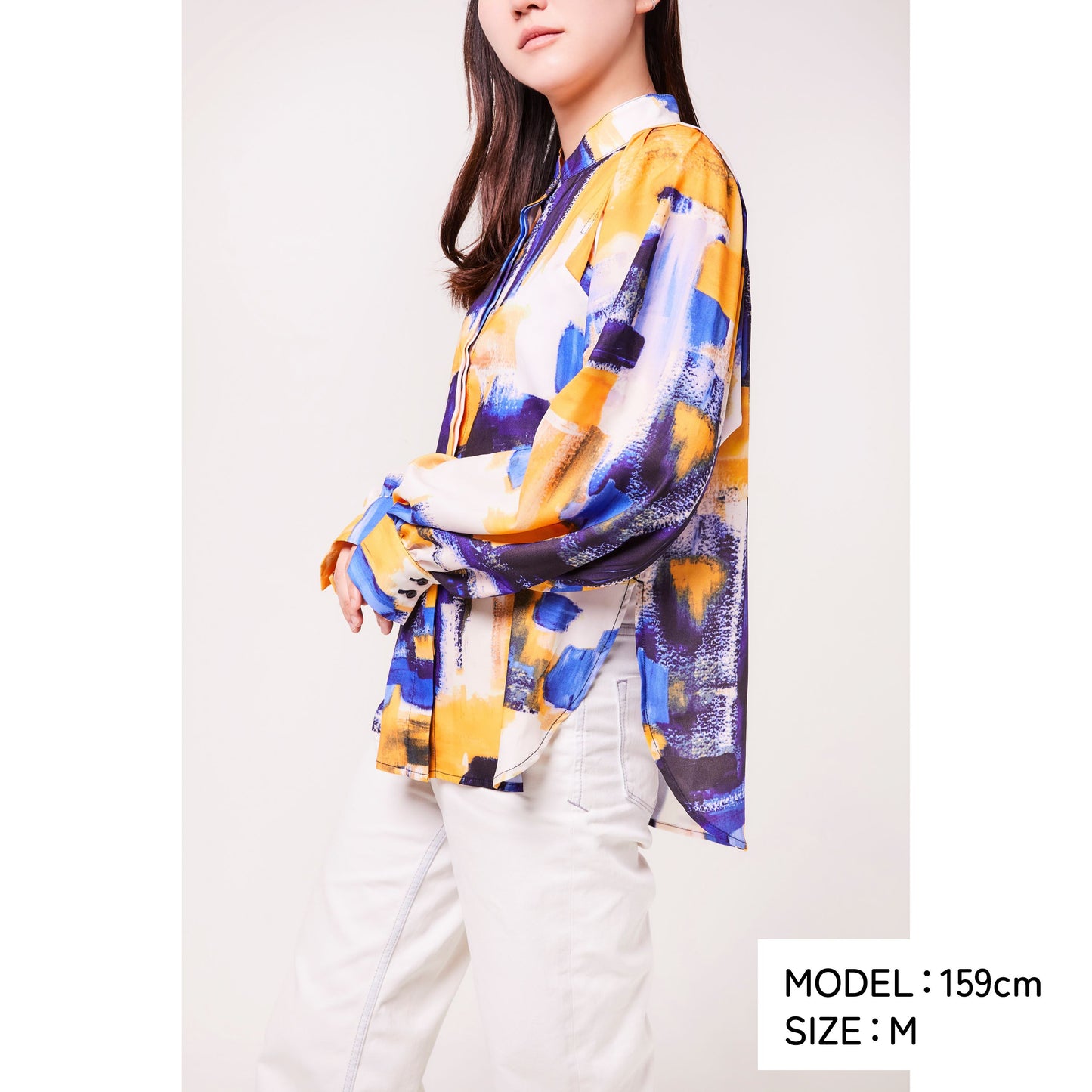 VOLUME SLEEVE BLOUSE