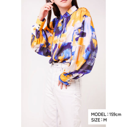 VOLUME SLEEVE BLOUSE
