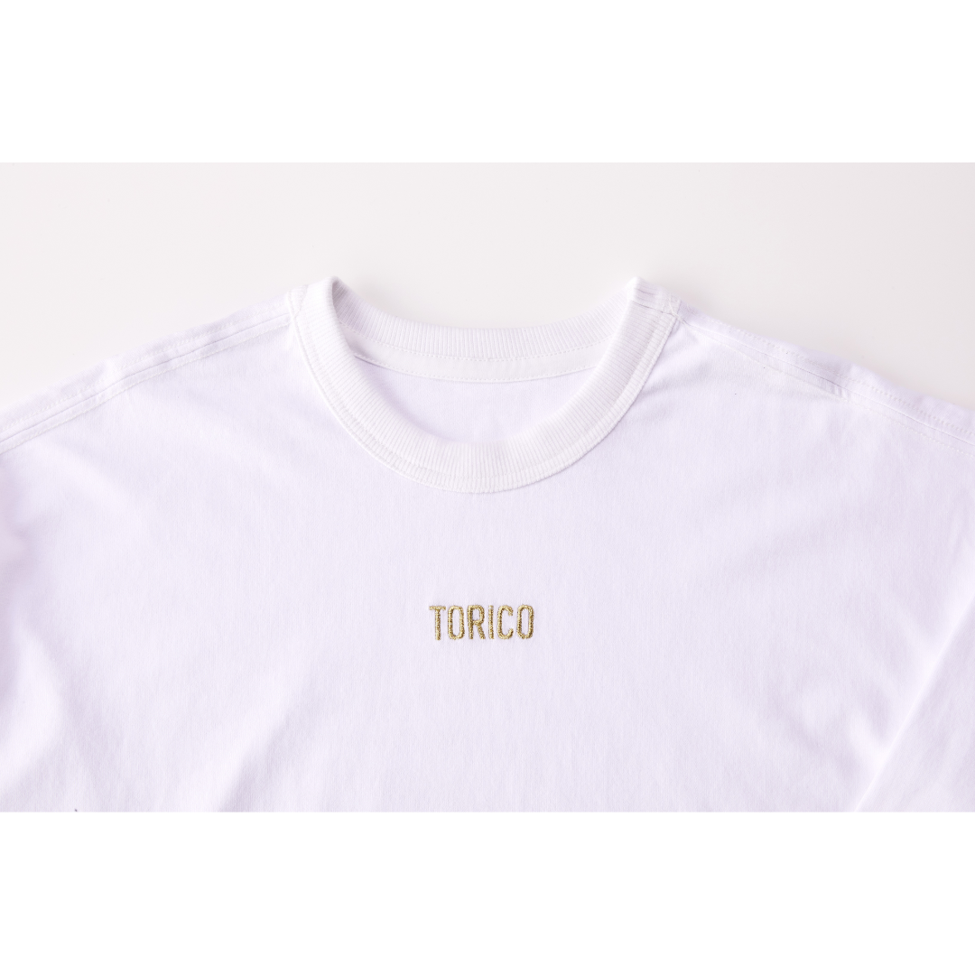 TORICO LOGO LONG TEE（WHITE）